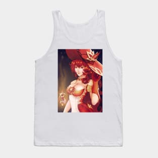 Genshin Impact Diluc Ragnvindr Femluc Magical Girl Mahou Shoujo Tank Top